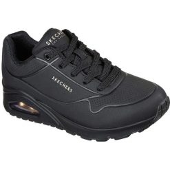 Buty sportowe damskie Skechers Stand On Air. Czarne obuwie sportowe damskie Skechers, na wiosnę, bez wzorów, z materiału, bez zapięcia. Za 364.00 zł.