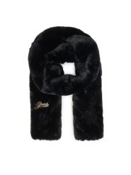 Guess Szalik AW5399 POL03 Czarny. Czarne rękawiczki damskie Guess, z aplikacjami, z materiału. Za 239.99 zł.