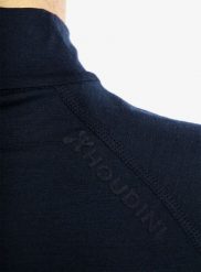 Bluza termoaktywna damska Houdini Desoli Light Half Zip. Niebieskie bluzy damskie Houdini, l, bez wzorów, z materiału, wakacyjne, bez ramiączek, bez kaptura. Za 572.20 zł.
