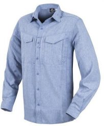 Helikon-Tex Koszula DEFENDER Mk2 Gentleman® - Melange Light Bl. Koszule męskie HELIKON-TEX, m, bez wzorów, bez kołnierzyka, bez ramiączek. Za 169.08 zł.