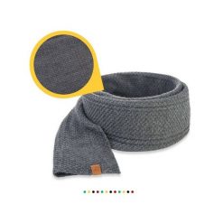 Ciepły męski szalik zimowy ciemnoszary Brodrene S5-DGR. Szare szaliki męskie bez wzorów, z materiału. Za 55.00 zł.