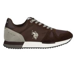 Buty męskie sportowe do chodzenia U>S Polo UP22M45054. Białe buty sportowe męskie U.S. Polo Assn., bez wzorów, bez zapięcia, trekkingowe. W wyprzedaży za 179.00 zł.