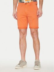 Blend Szorty materiałowe 20717939 Pomarańczowy Regular Fit. Brązowe szorty męskie Blend, bez wzorów, z bawełny. Za 99.99 zł.