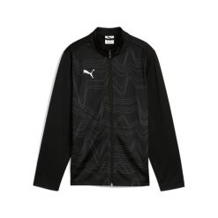Kurtka z dresu Puma teamGoal Graphic. Czarne kurtki męskie Puma, bez wzorów, z dresówki, sportowe, bez kaptura. Za 292.00 zł.