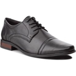 Półbuty LASOCKI FOR MEN - MI07-A579-A439-01 Czarny. Czarne buty wizytowe męskie Lasocki For Men, bez wzorów, z materiału, bez obcasa, bez zapięcia. Za 129.99 zł.