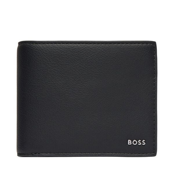 Portfel BOSS. Czarne portfele męskie Boss, bez wzorów. Za 422.99 zł.
