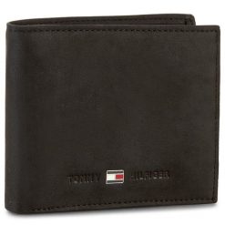 Portfel Tommy Hilfiger. Czarne portfele męskie Tommy Hilfiger, bez wzorów. Za 179.99 zł.