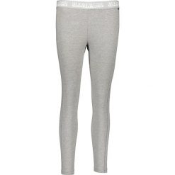 Legginsy "Malme" w kolorze szarym. Szare legginsy damskie Napapijri, bez wzorów, z bawełny. W wyprzedaży za 119.95 zł.