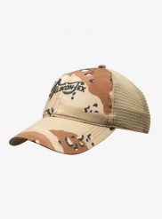 Czapka z daszkiem Helikon-Tex Desert Refresh Trucker Cap - color desert. Brązowe czapki damskie HELIKON-TEX, bez wzorów, z bawełny, klasyczne. Za 98.99 zł.