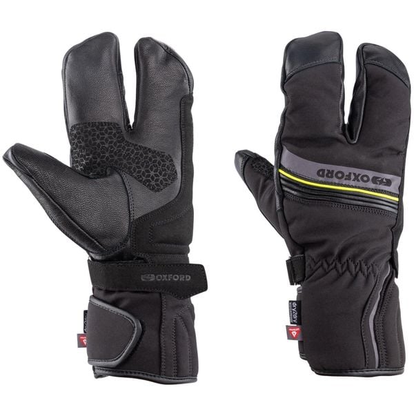 Rękawice rowerowe Oxford Polar 1.0 w rozmiarze M/8. Czarne rękawiczki damskie OXFORD, bez wzorów, z polaru. Za 390.50 zł.