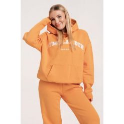 Bluza fitness damska Gym Glamour college. Brązowe bluzy damskie GYM GLAMOUR, xl, bez wzorów, glamour, bez ramiączek, bez kaptura. Za 199.99 zł.