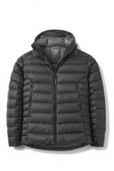Kurtka trekkingowa puchowa męska Electron Pro Hoody. Czarne kurtki męskie RAB, m, bez wzorów, z puchu, z kapturem. Za 1,419.99 zł.