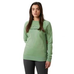 Damski bawełniany sweter Helly Hansen F2F organic. Czarne swetry nierozpinane damskie Helly Hansen, xs, bez wzorów, z bawełny, bez kołnierzyka, bez ramiączek. Za 334.50 zł.
