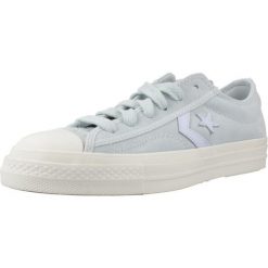 Buty CONVERSE STAR PLAYER 76 OX Niebieski. Niebieskie obuwie sportowe damskie Converse, bez wzorów, ze skóry, bez zapięcia. Za 349.99 zł.