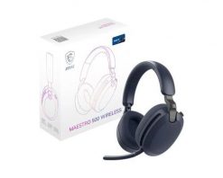 MSI MAESTRO 500 Wireless Zestaw słuchawkowy Bezprzewodowy Opaska na głowę Gaming Bluetooth Niebieski. Niebieskie słuchawki bezprzewodowe MSI. Za 340.99 zł.