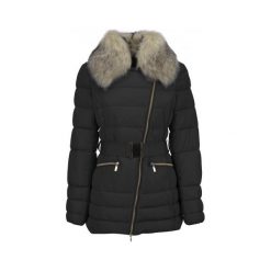Geox płaszcz damski XS czarny. Czarne płaszcze damskie Geox, xs, bez wzorów, bez kołnierzyka, bez kaptura. W wyprzedaży za 868.00 zł.