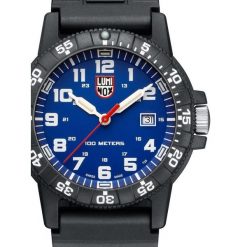 Zegarek męski Luminox XS.0323.L, Quartz, 44mm, 10ATM. Czarne, analogowe zegarki męskie Luminox, bez wzorów, z materiału. Za 931.85 zł.