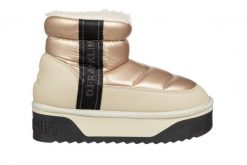 Śniegowce D Franklin Nordic V2 Low Bomb Beig 206012, Beżowy, Materiał - 39. Brązowe śniegowce damskie D.Franklin, z gumy, bez zapięcia. W wyprzedaży za 179.10 zł.