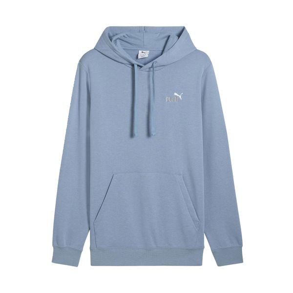 Bluza z kapturem Puma Logo N° 1 Essentials. Niebieskie bluzy męskie Puma, m, bez wzorów, bez ramiączek, z kapturem. W wyprzedaży za 192.95 zł.