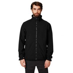 Kurtka Softshell Męska Helly Hansen Paramount. Czarne kurtki męskie Helly Hansen, m, bez wzorów, z softshellu, casualowe, bez kaptura. W wyprzedaży za 454.35 zł.