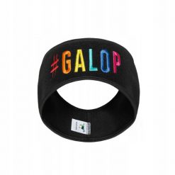 Czapka bandana z polaru Galop Wear. Czarne czapki damskie GALOP WEAR, bez wzorów, z polaru, sportowe. W wyprzedaży za 89.00 zł.