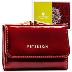 Portfel damski Peterson PTN 5157-SH czerwony. Czerwone portfele damskie Peterson. Za 60.00 zł.