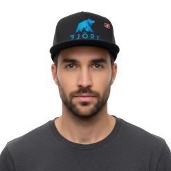 Czapka Trucker Fjork. Czarne czapki damskie FJORK MERINO, na lato, bez wzorów, z bawełny, eleganckie. Za 209.00 zł.