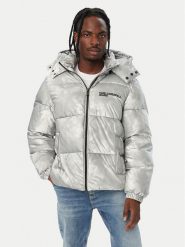 Karl Lagerfeld Jeans Kurtka zimowa B4M15032 Szary Regular Fit. Szare kurtki męskie Karl Lagerfeld Jeans, na zimę, m, bez wzorów, z jeansu, bez kaptura. Za 1,299.00 zł.