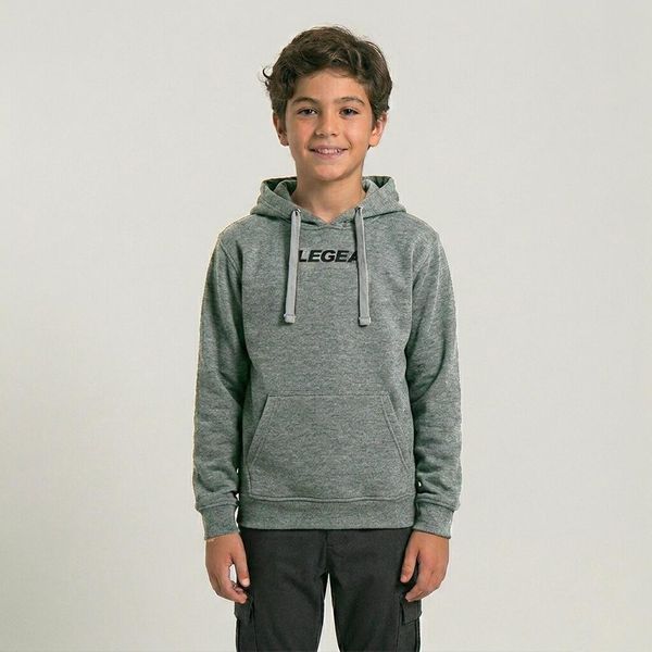 Junior Bluza Spalato z kapturem Szary Melanż. Czarne bluzy damskie Legea, xs, bez wzorów, z bawełny, klasyczne, bez ramiączek, z kapturem. Za 161.90 zł.
