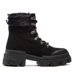 Botki Rage Age. Czarne botki damskie Rage Age, bez wzorów, bez obcasa, na płaskiej podeszwie, bez zapięcia. Za 509.99 zł.