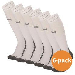 Skarpety kompresyjne do biegania Xtreme, 6 par, Multi Biały. Białe skarpetki damskie XTREME SOCKSWEAR, bez wzorów. Za 225.99 zł.