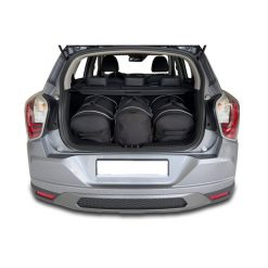 Torby Do Bagażnika Ssangyong Tivoli 2015+ 3Szt Kjust. Czarne torby podróżne damskie KJUST, bez wzorów. Za 962.00 zł.