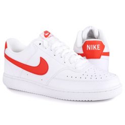 Buty sportowe trampki Nike COURT VISION LO NN. Białe buty sportowe męskie Nike, bez wzorów, casualowe, bez zapięcia, Nike Court. Za 349.00 zł.