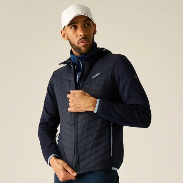 Męska kurtka Andreson Marl Hybrid. Niebieskie kurtki męskie Regatta, m, bez wzorów, z materiału, z kapturem. Za 229.99 zł.
