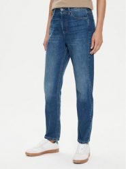 Please Jeansy P2Y8EH0NOU Granatowy Regular Fit. Niebieskie jeansy damskie Please, bez wzorów, z bawełny. Za 349.99 zł.