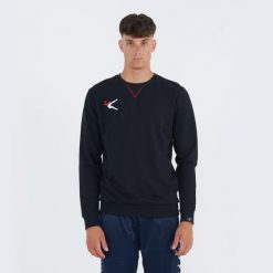 Bluza bawełniana Napix z okrągłym dekoltem. Czarne bluzy męskie ELPLAYER, m, bez wzorów, z bawełny, casualowe, bez ramiączek, bez kaptura. Za 74.00 zł.