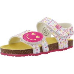 Sandały AGATHA RUIZ DE LA PRADA 242937A Biały. Białe sandały damskie Agatha Ruiz de la Prada, bez wzorów, z materiału, bez obcasa, bez zapięcia. Za 125.99 zł.
