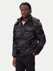 Guess Kurtka zimowa M5BL2L WGZF2 Czarny Regular Fit. Czarne kurtki męskie Guess, na zimę, l, z aplikacjami, z syntetyku, bez kaptura. Za 679.99 zł.