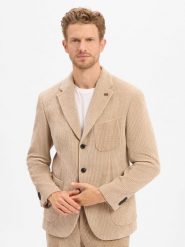 Finshley & Harding London kurtka modułowa - duża Mężczyźni Comfort Fit beżowy, 46. Brązowe kurtki męskie Finshley & Harding London, m, bez wzorów, ze sztruksu, eleganckie, bez kaptura. Za 799.95 zł.