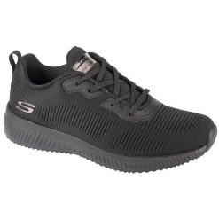 Buty sportowe męskie Skechers Squad. Czarne buty sportowe męskie Skechers, bez wzorów, z gumy, bez zapięcia. Za 490.00 zł.