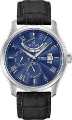 Zegarek Bulova Zegarek męski Bulova 96C142 czarny. Czarne zegarki męskie Bulova, bez wzorów. Za 2,973.00 zł.