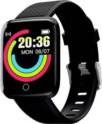 Smartwatch Denver SW-154 Czarny (116111000450). Czarne zegarki smartwatch Denver, bez wzorów. Za 64.81 zł.
