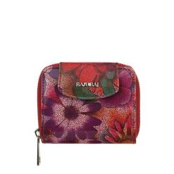 Dwustronny czerwony portfel damski BajuBaj ze skóry naturalnej PD1026s124. Czerwone portfele damskie ze skóry. Za 163.40 zł.