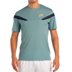 T-shirt S/sleeve Bullpadel Lyn. Czarne t-shirty damskie bullpadel, s, bez wzorów, sportowe, bez kołnierzyka, bez ramiączek. Za 165.10 zł.