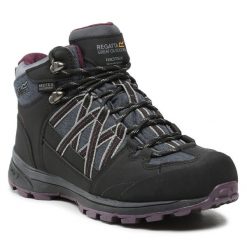 Trekkingi Regatta. Czarne obuwie trekkingowe damskie Regatta, bez zapięcia. Za 649.99 zł.