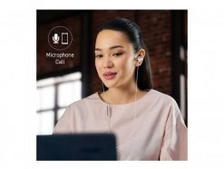 Słuchawki Panasonic RP-TCM225DEW biały. Białe słuchawki dokanałowe PANASONIC. Za 60.75 zł.