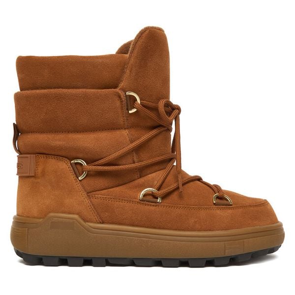 Śniegowce Bogner. Brązowe śniegowce damskie Bogner, bez zapięcia. Za 1,299.00 zł.