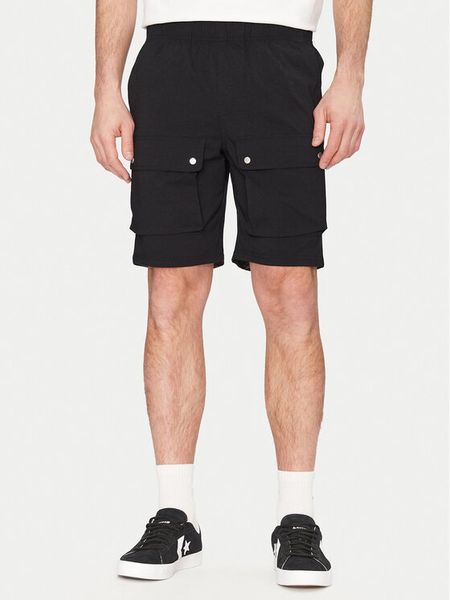 Resteröds Szorty materiałowe Malone 55251 6441 Czarny Regular Fit. Czarne szorty męskie Resteröds, bez wzorów, z materiału. Za 319.99 zł.