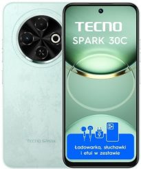 Smartfon Tecno Spark 30C 6/128GB Zielony (4894947051814). Zielone smartfony Tecno. Za 502.81 zł.