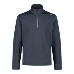 Pulower CMP Stretch Performance. Niebieskie bluzy męskie CMP, na zimę, bez wzorów, sportowe, bez ramiączek, bez kaptura. Za 261.55 zł.